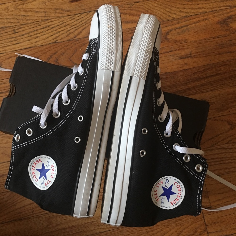 Converse all star high tops - black